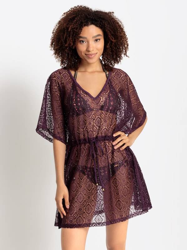 BRUNO BANANI Beach Dress in Bordeaux Flash Sale