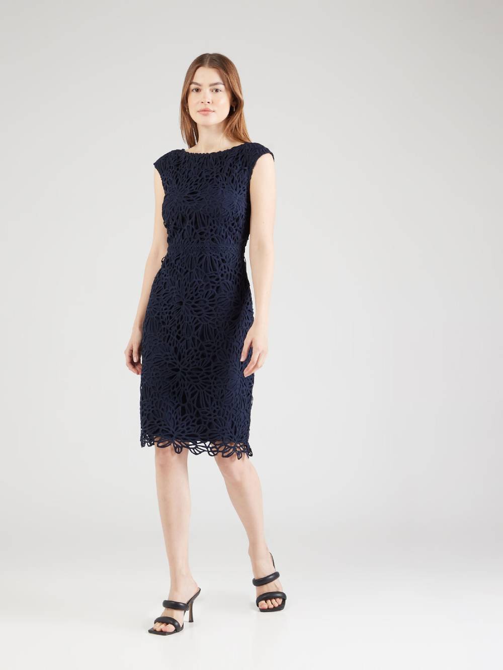 s.Oliver BLACK LABEL Cocktail Dress in Marine Blue Super Sparpreis