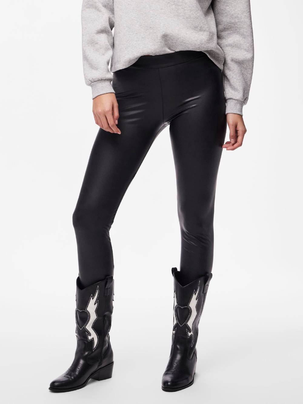 PIECES Skinny Leggings in Black Bis zu 60% Rabatt