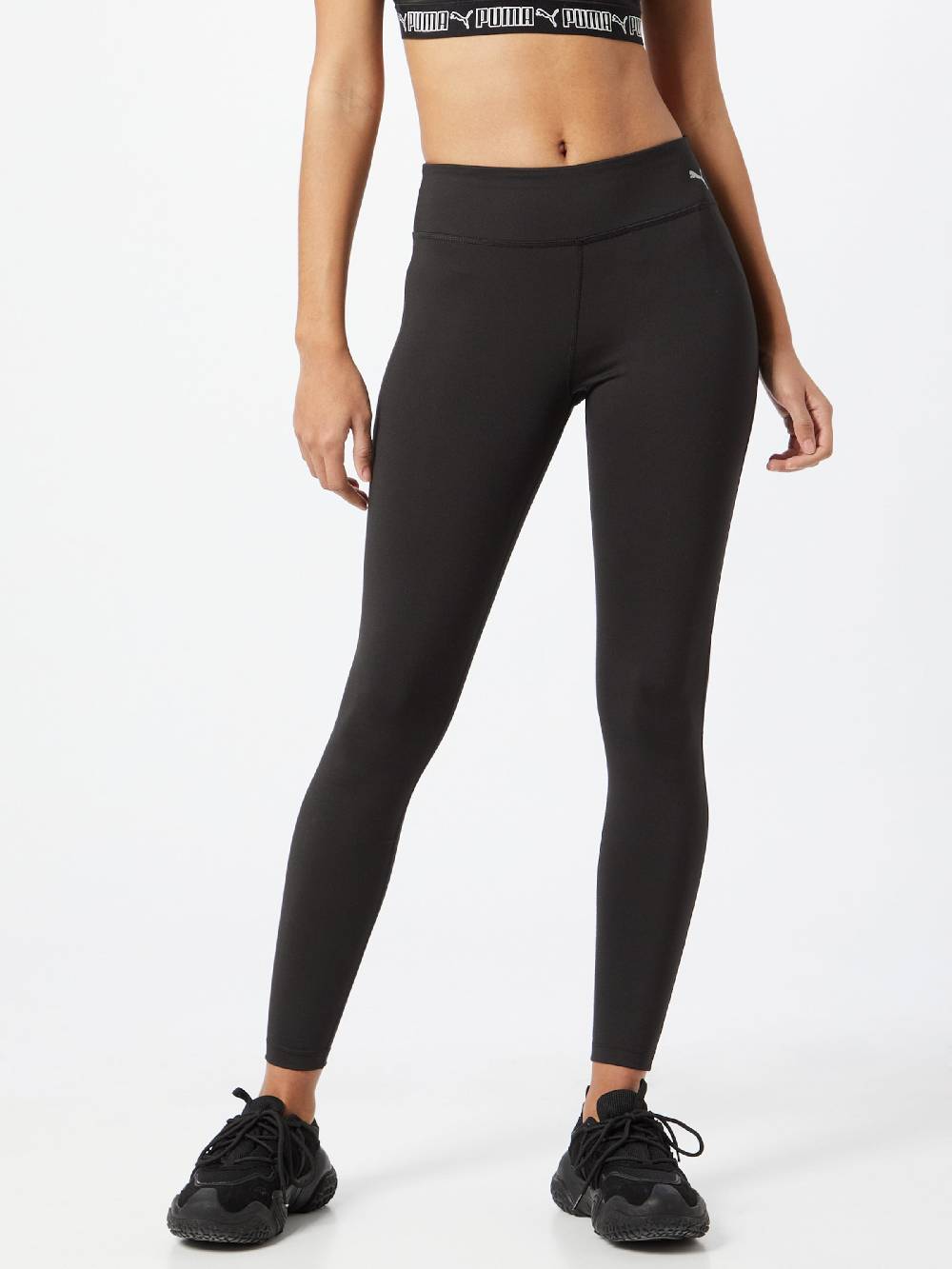 PUMA Skinny Workout Pants in Black Bis zu 65% Rabatt