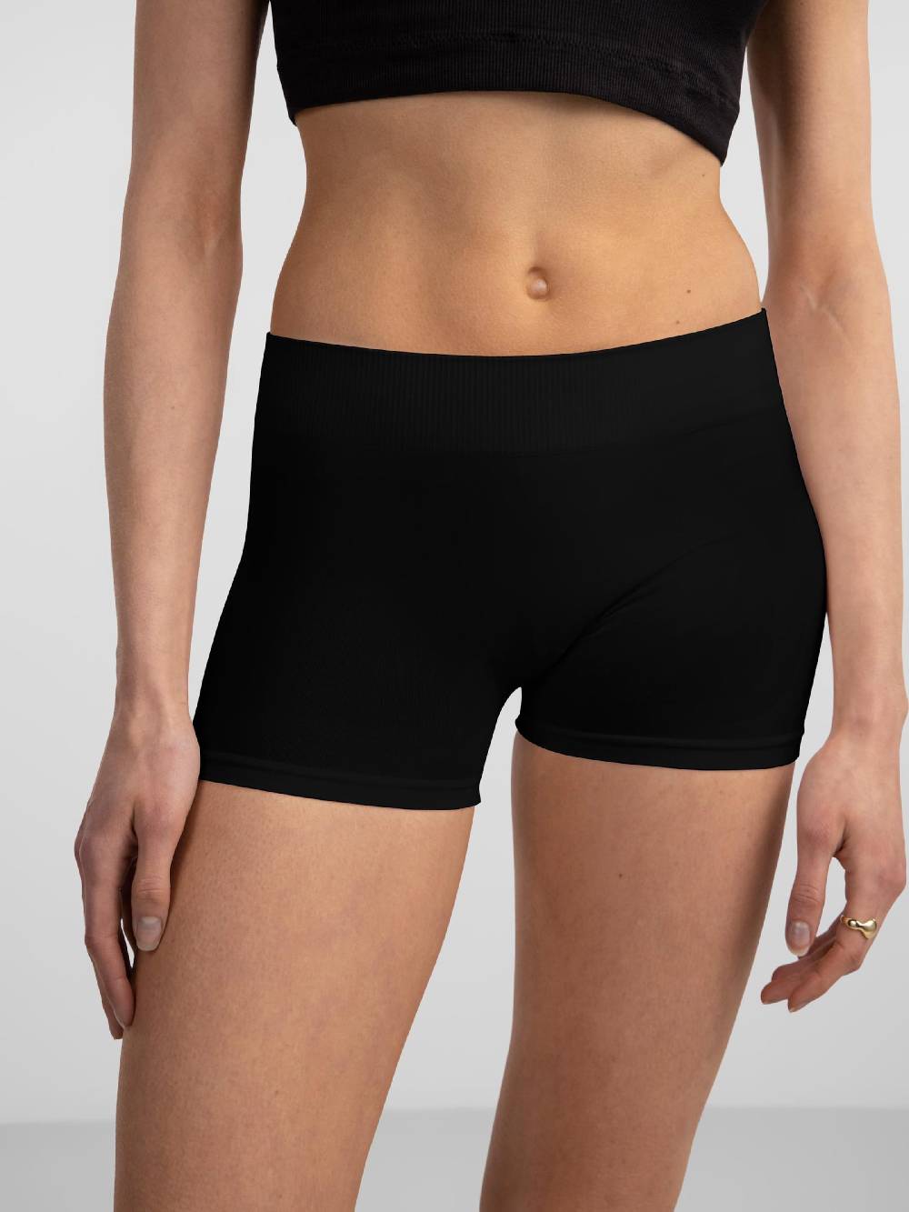 PIECES Skinny Leggings 'London' in Black Super Rabatt
