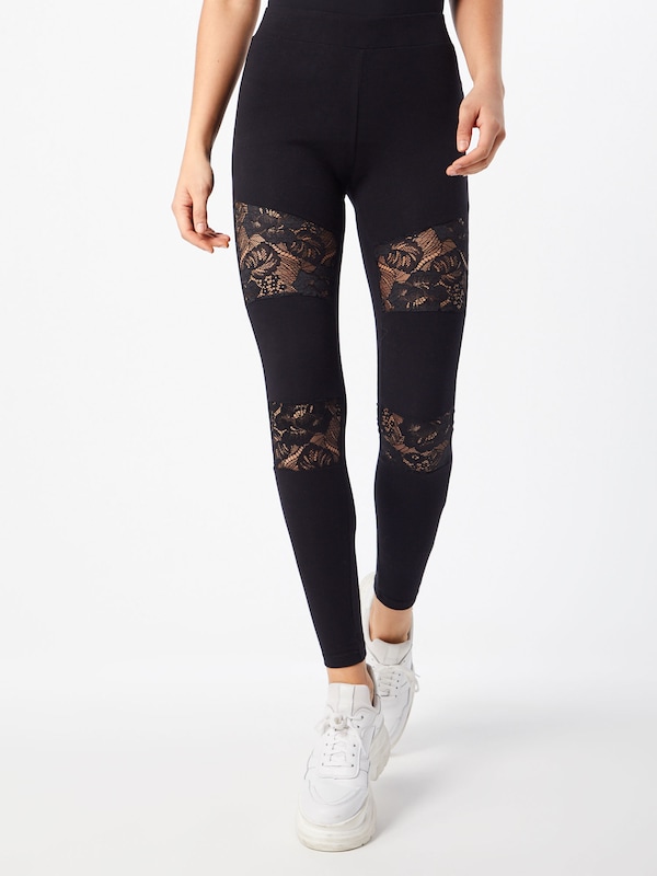 Urban Classics Skinny Leggings in Black Begrenzt auf 3 Tage