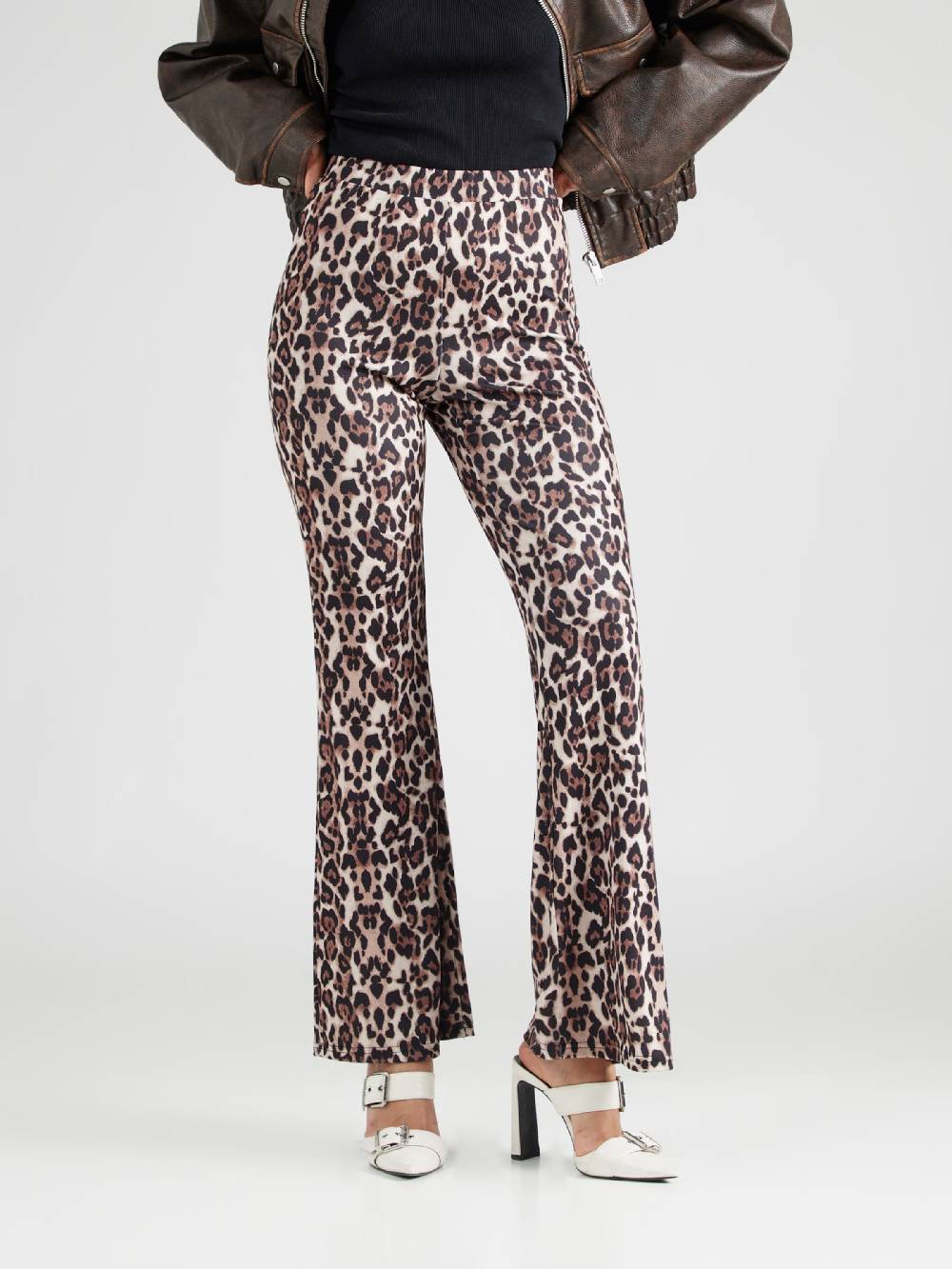 ONLY Flared Leggings 'ONLANNA' in Black Speichern exportieren