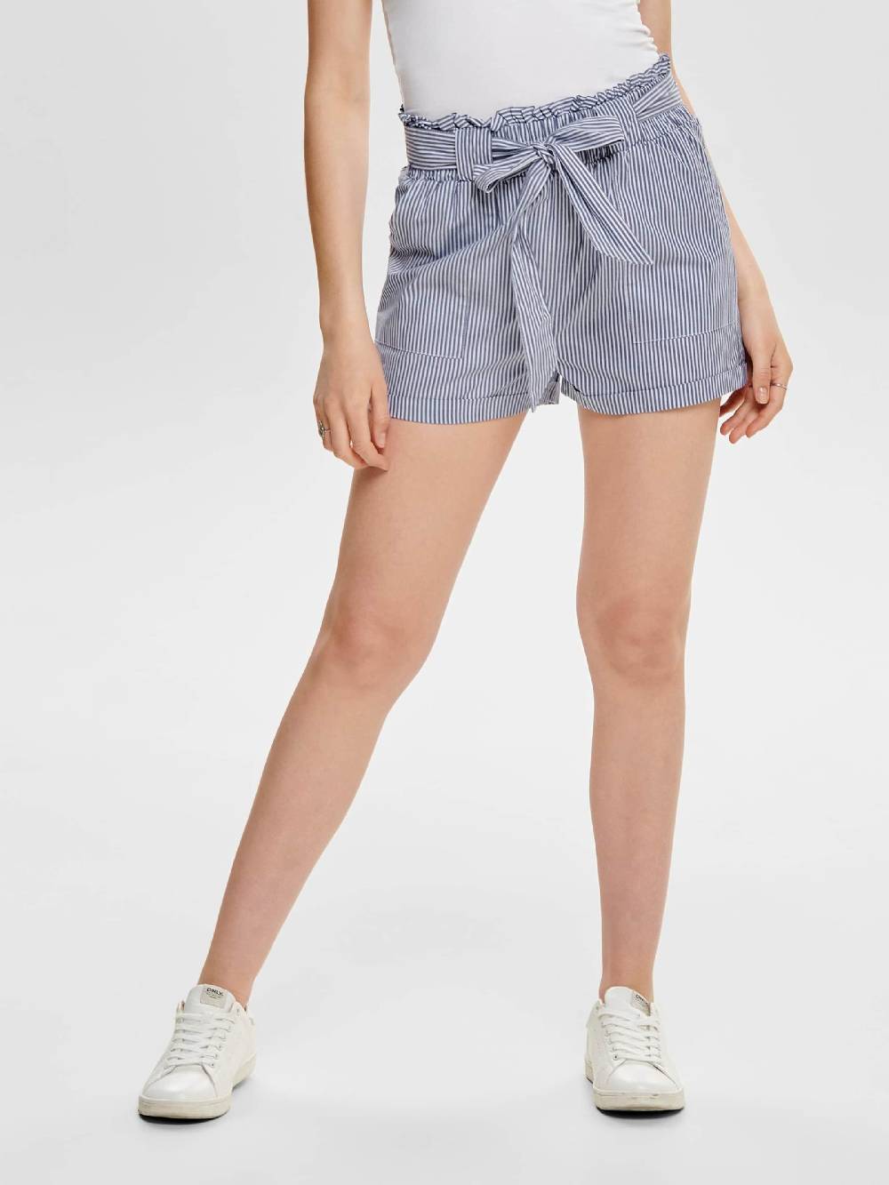 ONLY Loose fit Pants 'Smilla' in Dusty Blue Auslauf