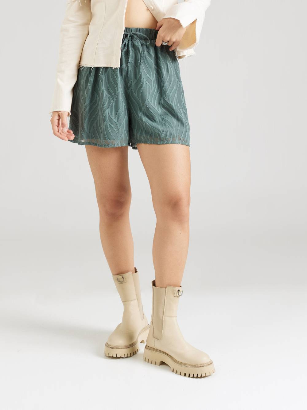 ABOUT YOU Regular Pants 'Heike' in Dark Green Hotsell