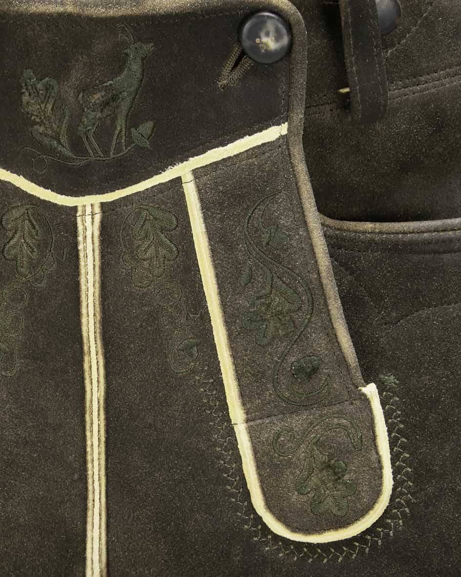 Meindl Andechs Lederhose aus Hirschleder Räumungsverkauf