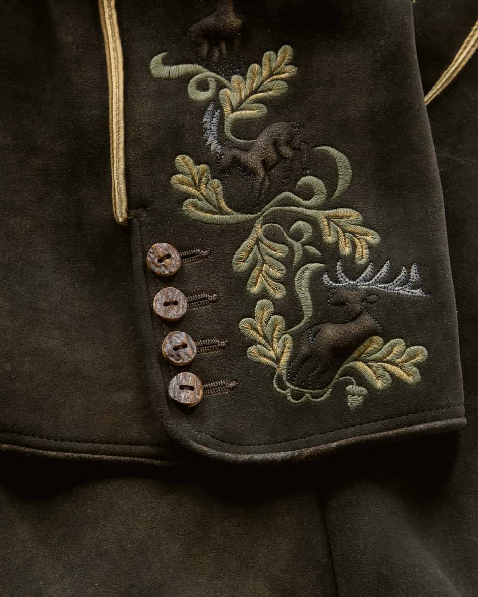 Meindl Schareck Lederhose aus Hirschleder Sonderangebote