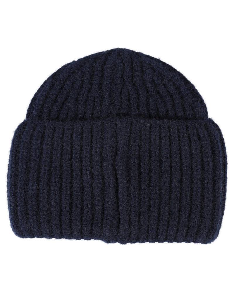 Loevenich SET Strickmütze + Rautenschal - Marine-Multi Marine Outlet
