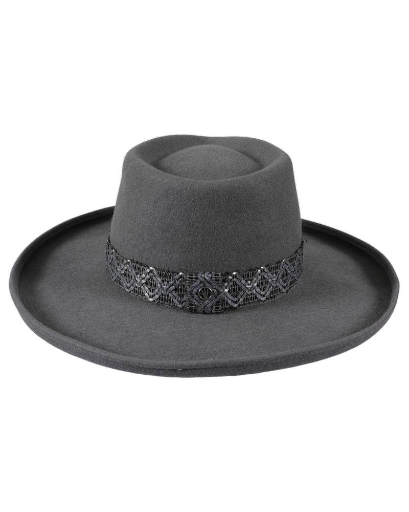 Loevenich großer Wollfilz Trapper - platin Sonderangebot