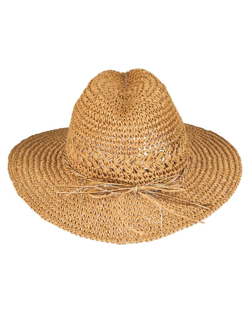 Loevenich gehäkelter Fedora Hut-Kamel Cyber Monday