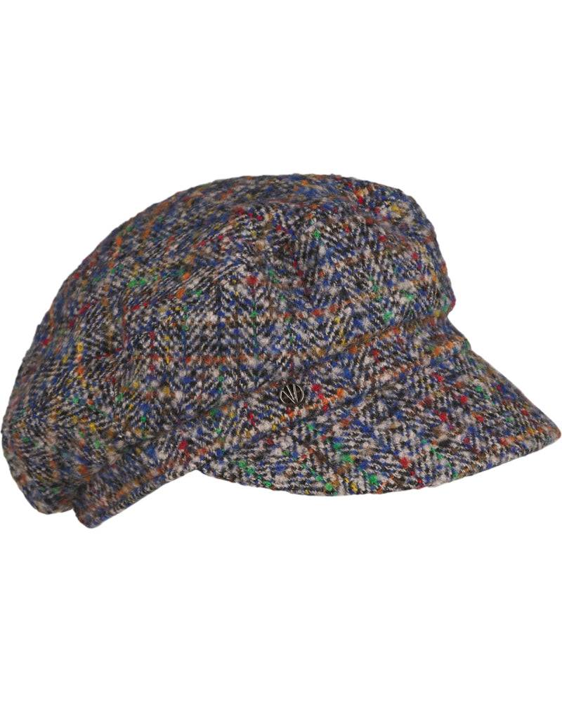 Loevenich Tweed Kapitänskappe - multi Blau Weihnachtsangebot