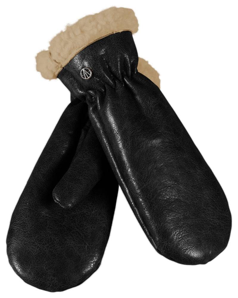Loevenich Kunstleder Handschuhe - Schwarz Valentinstagsangebot