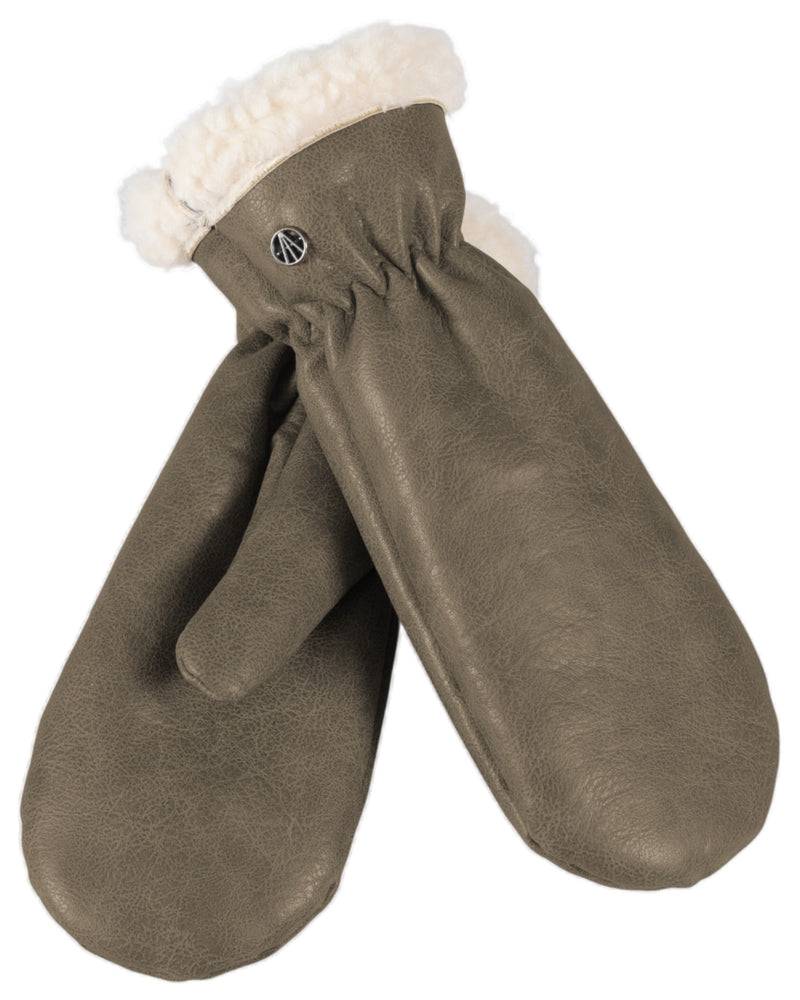 Loevenich Kunstleder Handschuhe - Oliv Jubiläumsangebot