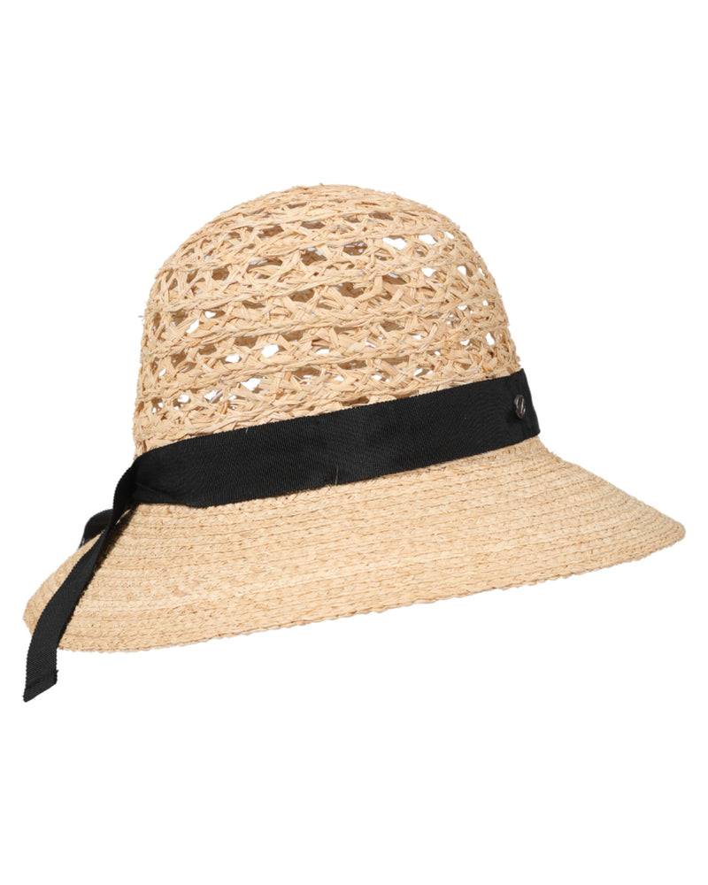 Loevenich Loevenich Medium Raffia-Glocke mit schwarzem Ripsband Outlet