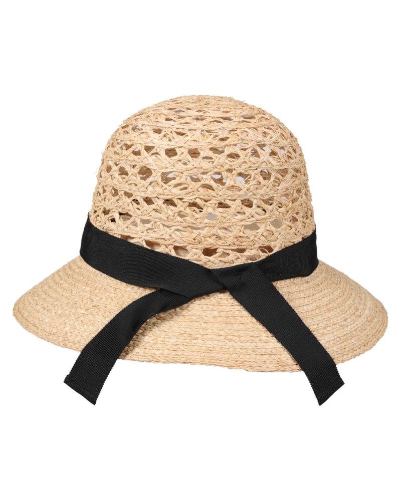 Loevenich Loevenich Medium Raffia-Glocke mit schwarzem Ripsband Outlet