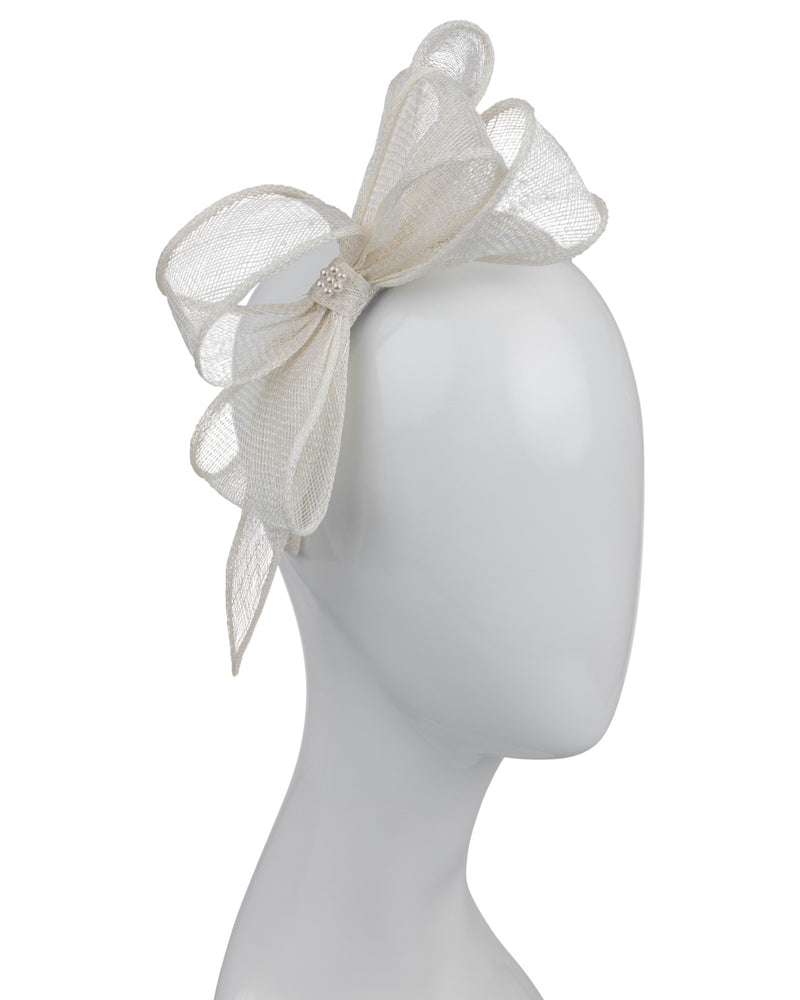 Loevenich Sinamaye Fascinator-Creme Auslauf