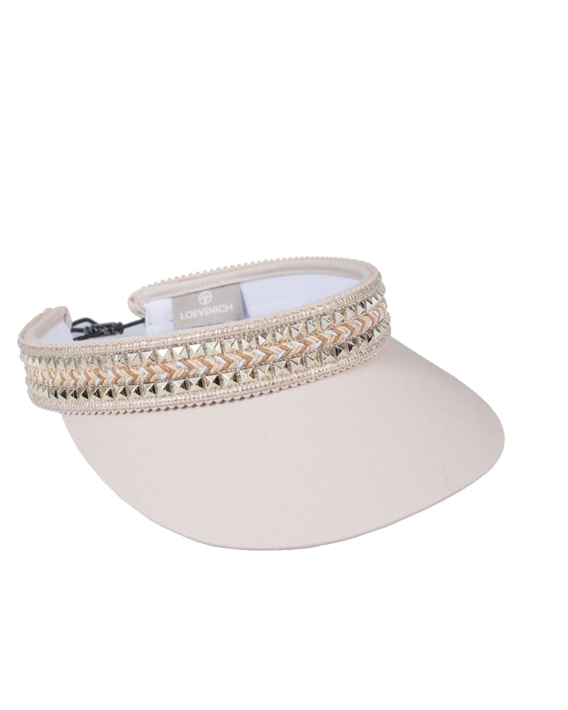 Loevenich Visor mit Nieten-Garnitur - Sand Verkauf