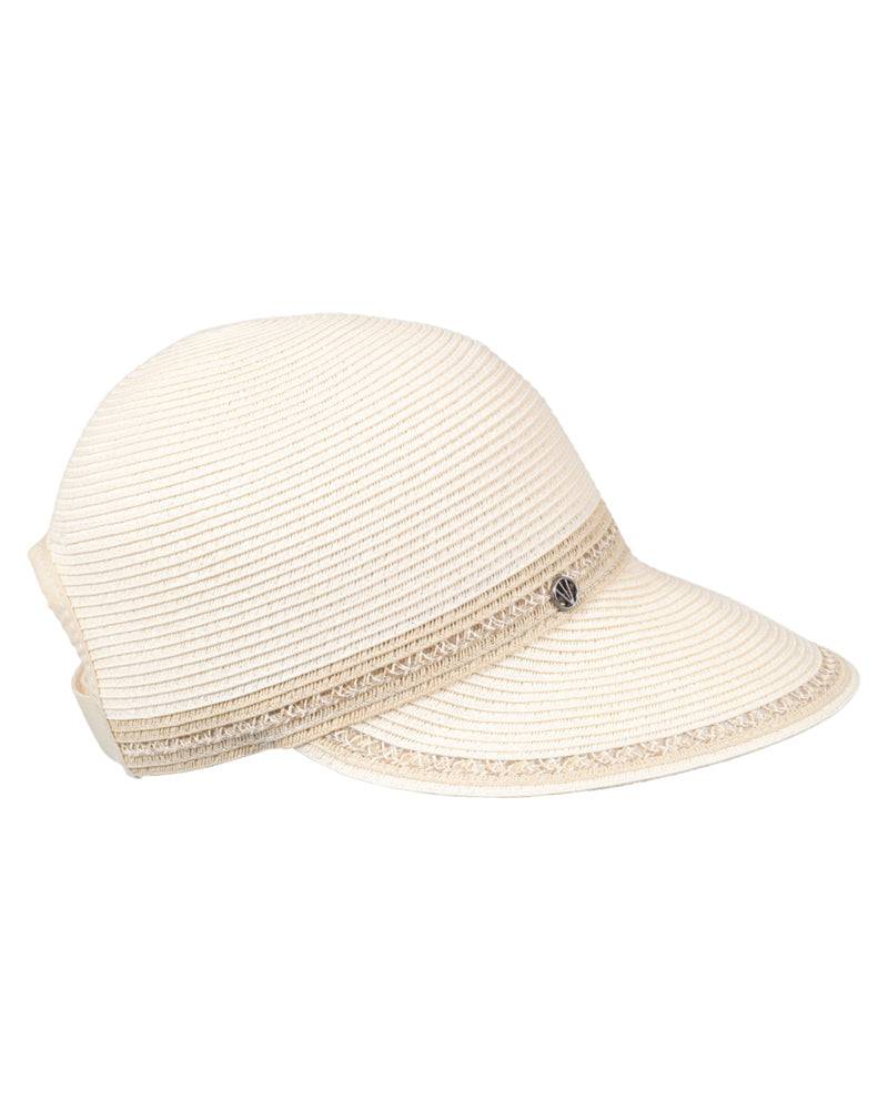 Loevenich Baseball Cap aus softer melange Papierborte-Creme-Natur Schlussverkauf