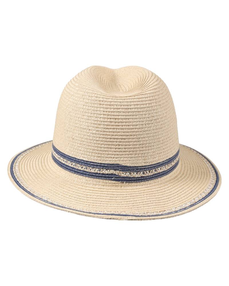 Loevenich Fedora-Natur-Blau Günstiger Verkauf
