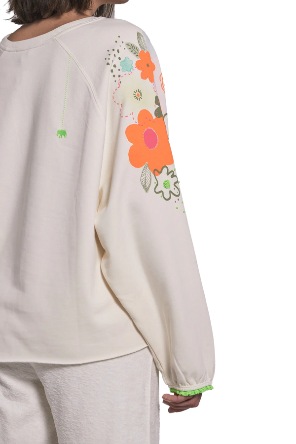Love Joy Victory Sweatshirt mit Stickereien Tulala Blitzverkäufe