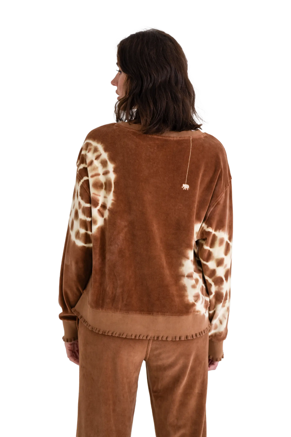 Love Joy Victory Velvet Sweatshirt Rose Tie & Dye Limitierter Zeitrabatt