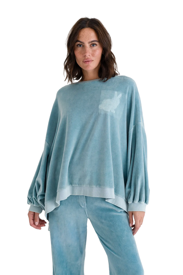 Love Joy Victory Velvet Oversize Sweatshirt Izar Blitzangebot