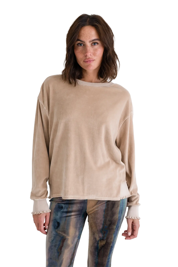 Love Joy Victory Velvet SWEATSHIRT ROSE Neueste Stile
