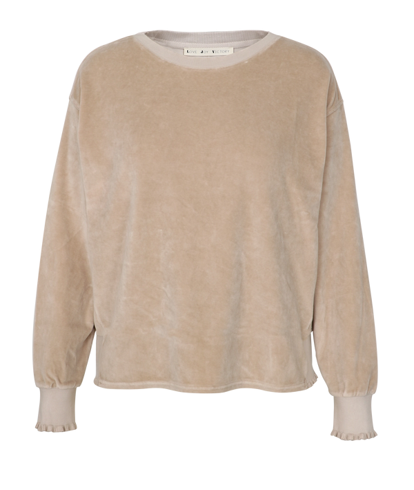 Love Joy Victory Velvet SWEATSHIRT ROSE Neueste Stile