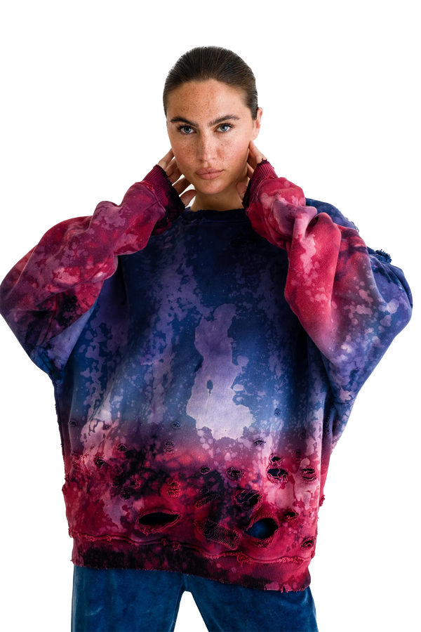 Love Joy Victory Oversize Sweatshirt Rana Clearance-Verkauf