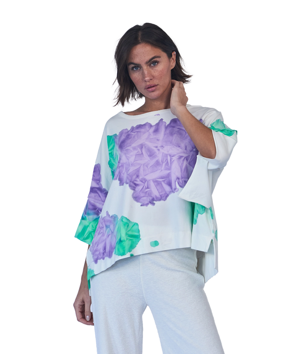 Love Joy Victory T-SHIRT Batik ROSITA Im Verkauf