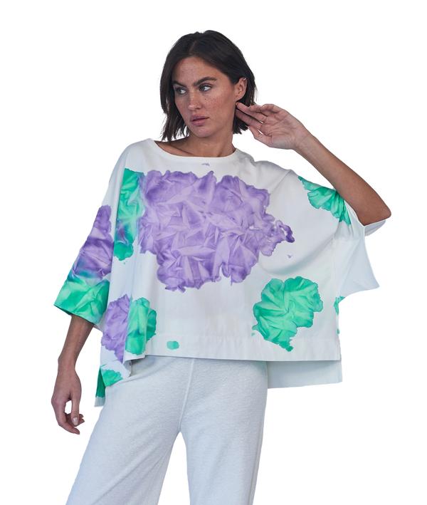 Love Joy Victory T-SHIRT Batik ROSITA Im Verkauf