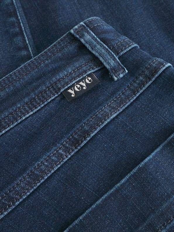Mademoiselle YéYé Jeans Hose mit aufgesetzten Taschen aus Bio-Baumwolle Letzte 3 Tage