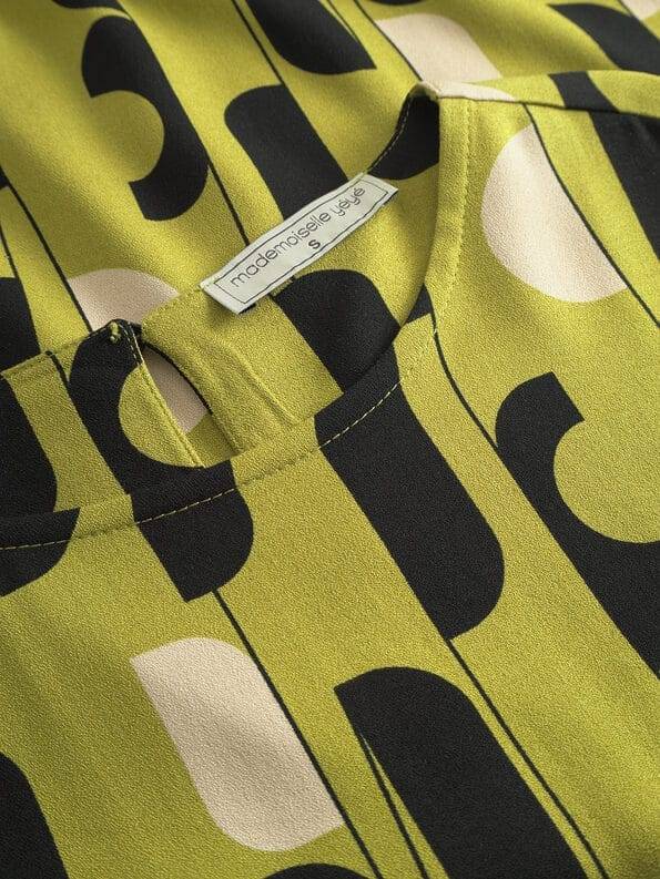 Mademoiselle YéYé Blusentop mit Ribb aus Ecovero by Lenzing JETZT KAUFEN