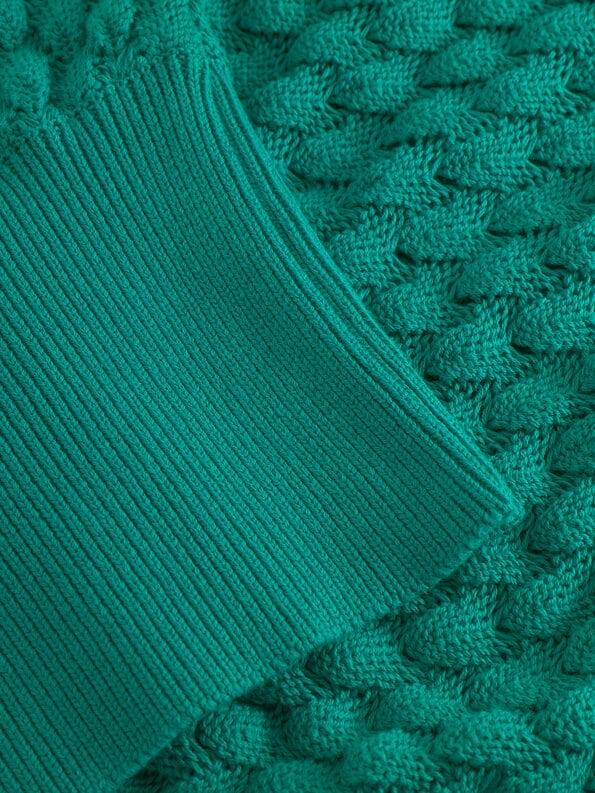 Mademoiselle YéYé Grobstrick Pullover aus Bio-Baumwolle Neueste Stile