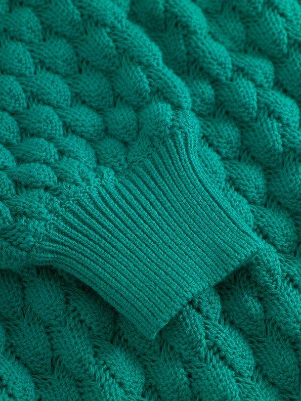 Mademoiselle YéYé Grobstrick Pullover aus Bio-Baumwolle Neueste Stile