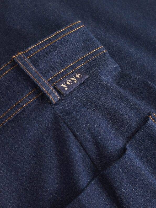Mademoiselle YéYé Jeans Palazzo Hose mit Bundfalten aus Bio-Baumwolle Bis zu 60% Rabatt