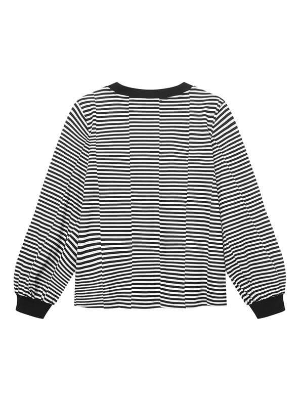 Mademoiselle YéYé Leichter Sweater mit Stickerei aus Bio-Baumwolle Nur für heute