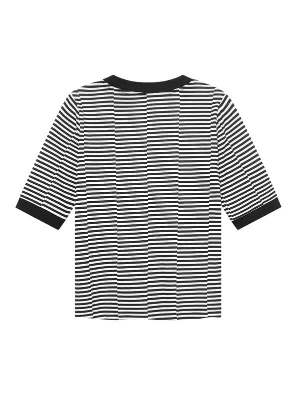 Mademoiselle YéYé T-Shirt mit Stickerei aus Bio-Baumwolle Sonderangebot der Fabrik