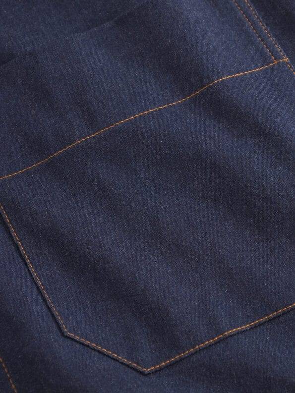 Mademoiselle YéYé Jeans Pinafore-Kleid mit Reißverschluss aus Bio-Baumwolle Bis zu 55% Rabatt