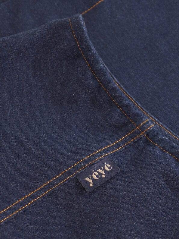 Mademoiselle YéYé Jeans Pinafore-Kleid mit Reißverschluss aus Bio-Baumwolle Bis zu 55% Rabatt