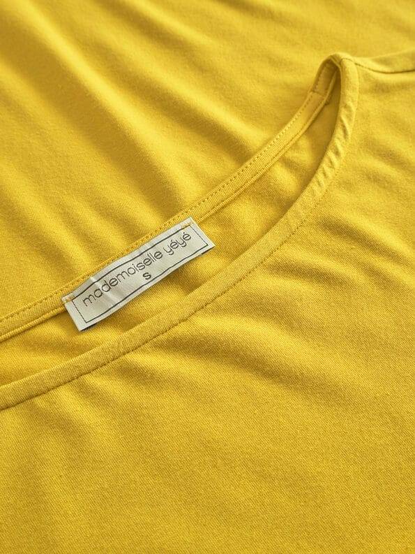 Mademoiselle YéYé Jersey Top mit Ballonärmeln aus Ecovero by Lenzing Nur noch ein Tag übrig