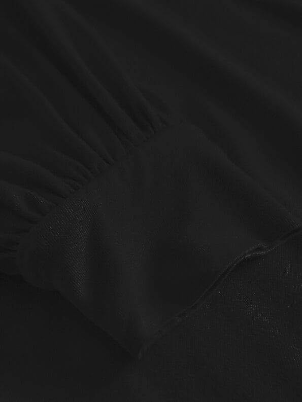 Mademoiselle YéYé Jersey Bluse mit Kellerfalte aus Ecovero by Lenzing Fabrikladen
