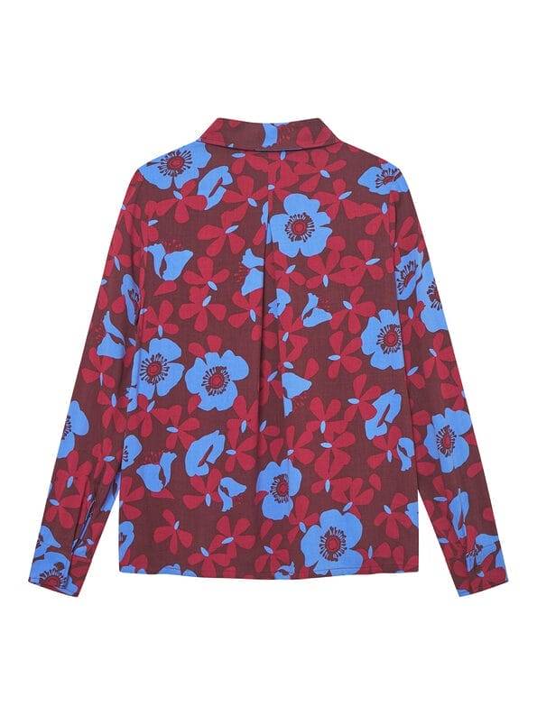 Mademoiselle YéYé Hemdbluse mit langem Kragen aus Ecovero by Lenzing Black Friday Preise