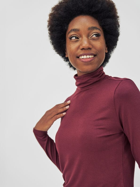 Mademoiselle YéYé Jersey Rollkragen aus Ecovero by Lenzing 2025