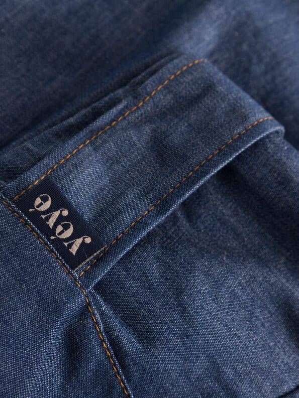 Mademoiselle YéYé Jeans Short mit weitem Bein aus Bio-Baumwolle Angebote