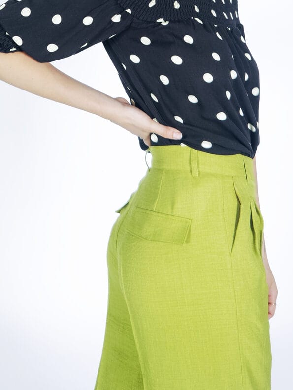 Mademoiselle YéYé Schulterfreie Bluse aus EcoVero by Lenzing im Angebot
