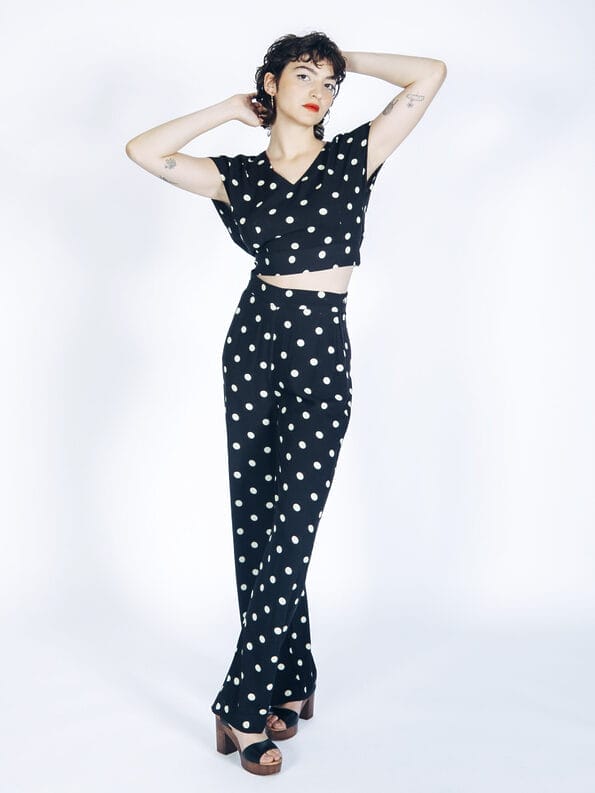 Mademoiselle YéYé Hose mit weitem Bein aus EcoVero by Lenzing Blitzverkäufe