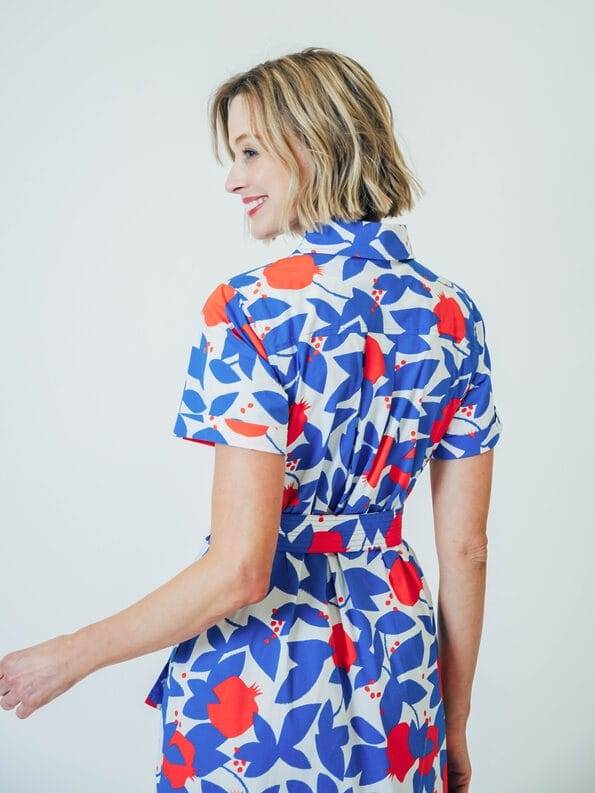 Mademoiselle YéYé Hemdblusenkleid aus Bio-Baumwolle Flash Sale