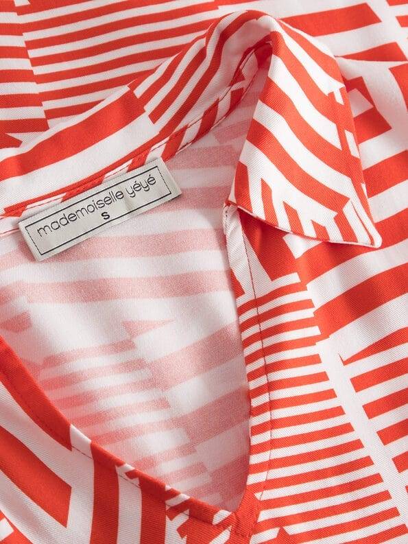 Mademoiselle YéYé Kleid mit V-Ausschnitt aus EcoVero by Lenzing Black Friday