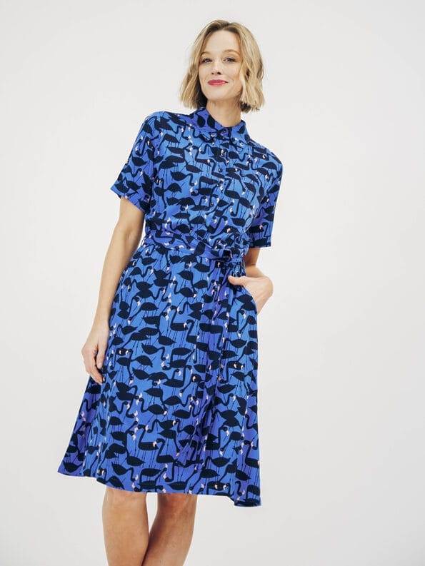 Mademoiselle YéYé Hemdblusenkleid aus EcoVero by Lenzing Heißer Verkauf